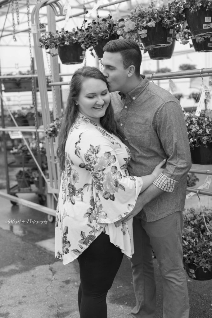Altum's Horticultural Center Ashley Renee Photography Engagement session Lafayette Indiana Wedding photographer