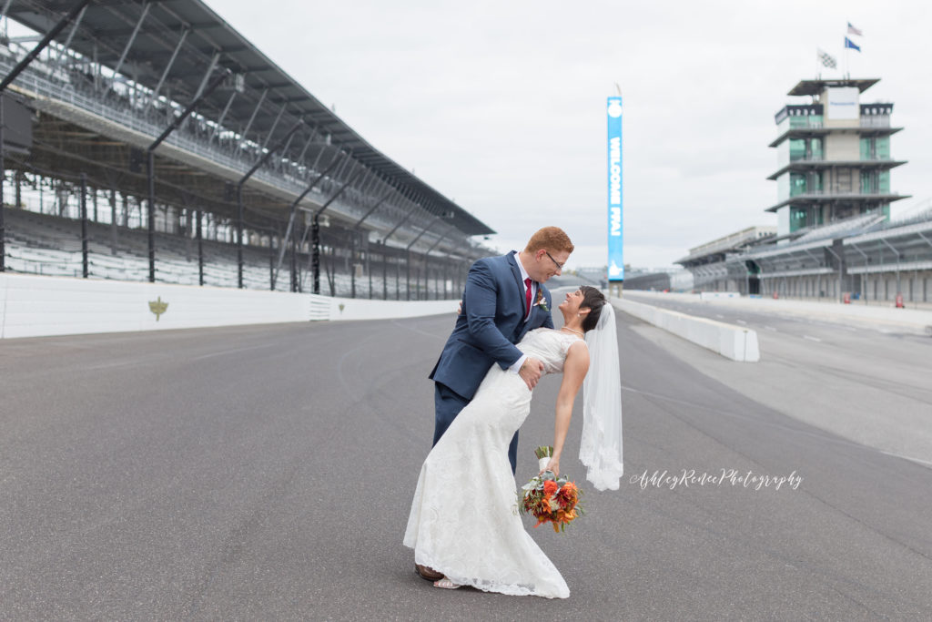Ashley Renee Photography Lafayette Indiana Wedding Photographer - Indianapolis Motor Speedway